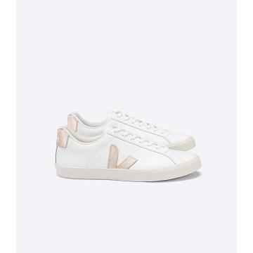 Veja ESPLAR LEATHER Sneakers Dames White/Brown | BE 606TCE